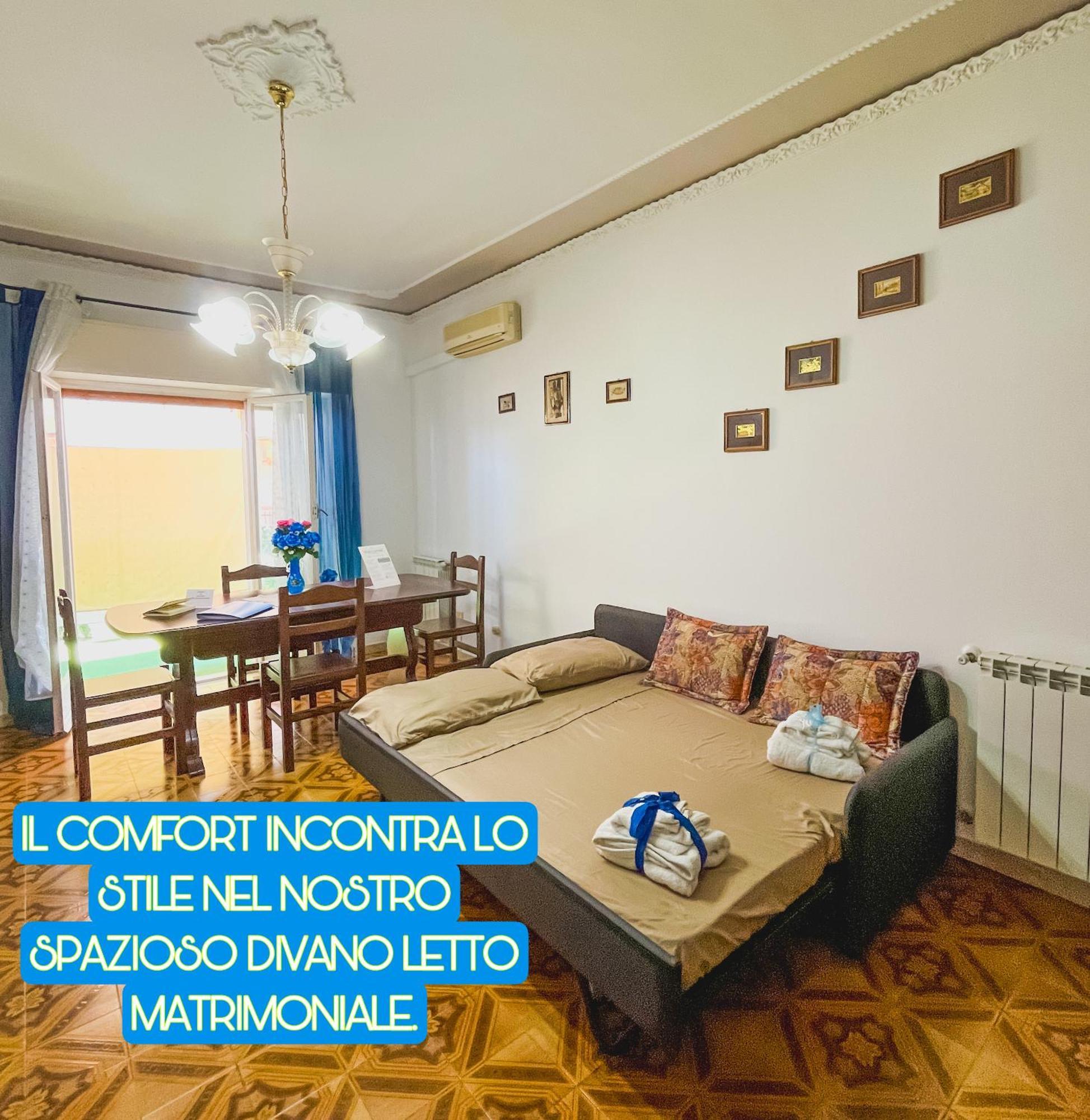 Seaview Terrace Apartment Relax & Comfort In Milazzo, Ture'S Home Buitenkant foto